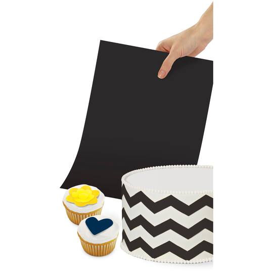 Buy The Wilton Sugar Sheets Edible Decorating Paper Black At